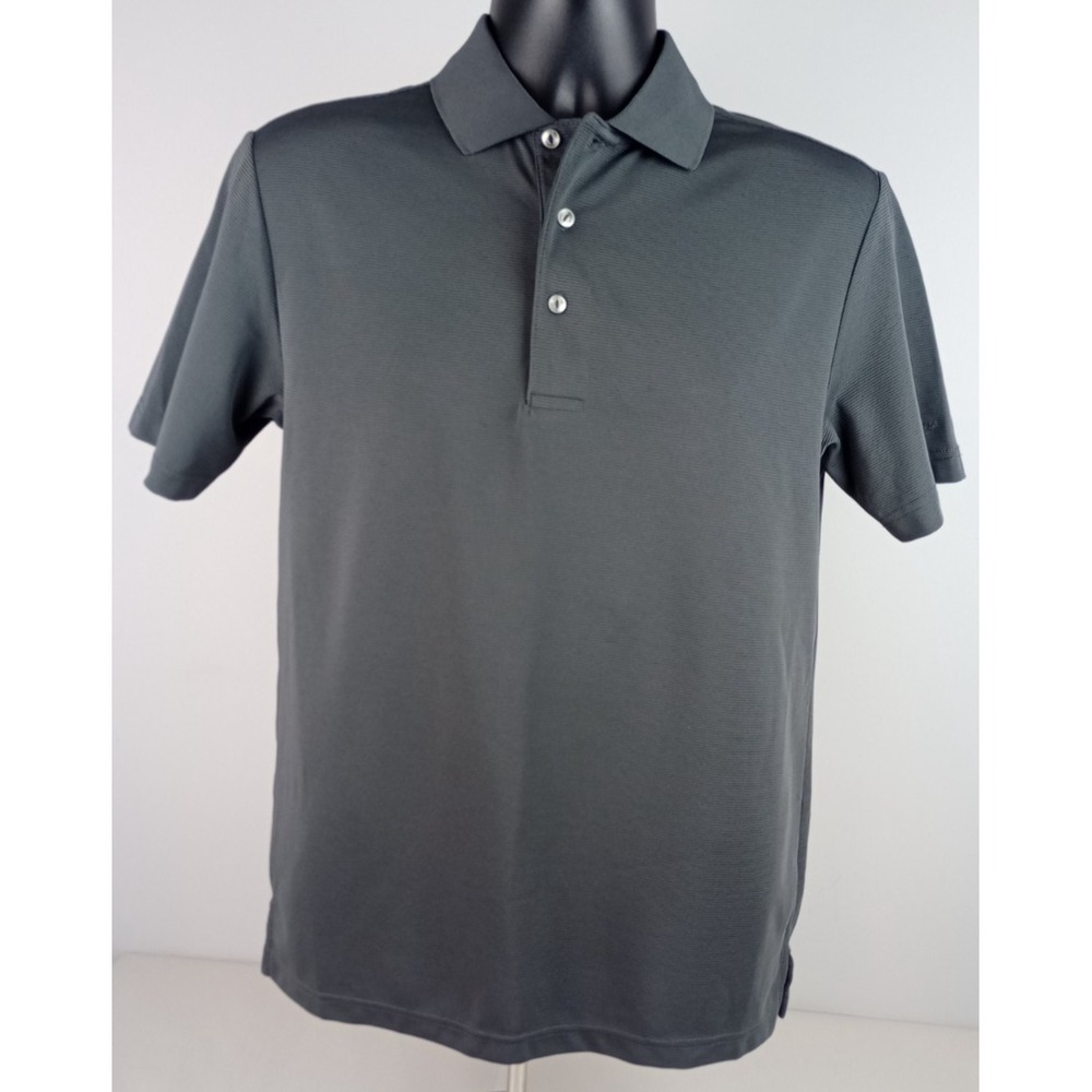 Ben Hogan Performance Men's S Dark Gray Short Sleeve Collar Polo Shirt